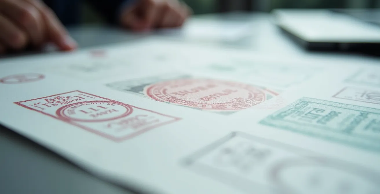 Analyse de données d'entreprise sur écran avec documents officiels suisses